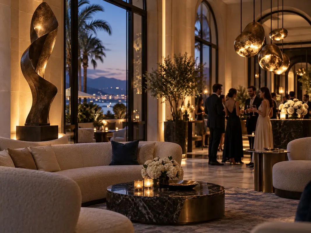 Illustration audiovisuelle pour le congrès The Luxe Convergence à Cannes