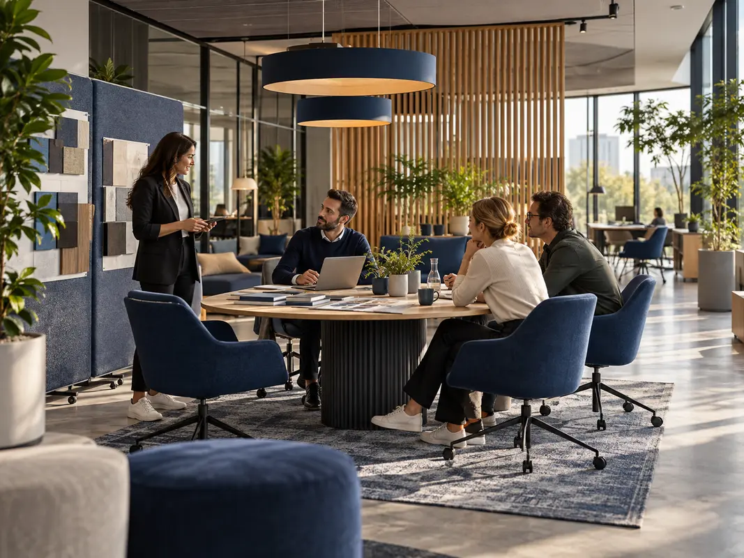 Illustration audiovisuelle pour le congrès Workplace Meetings à Cannes